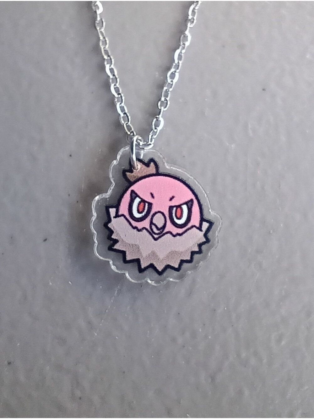 Pokemon Vullaby Acrylic Handmade Stainless Steel Necklace